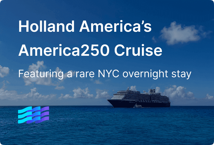 Holland America’s 250th anniversary cruise features NYC stay preview image