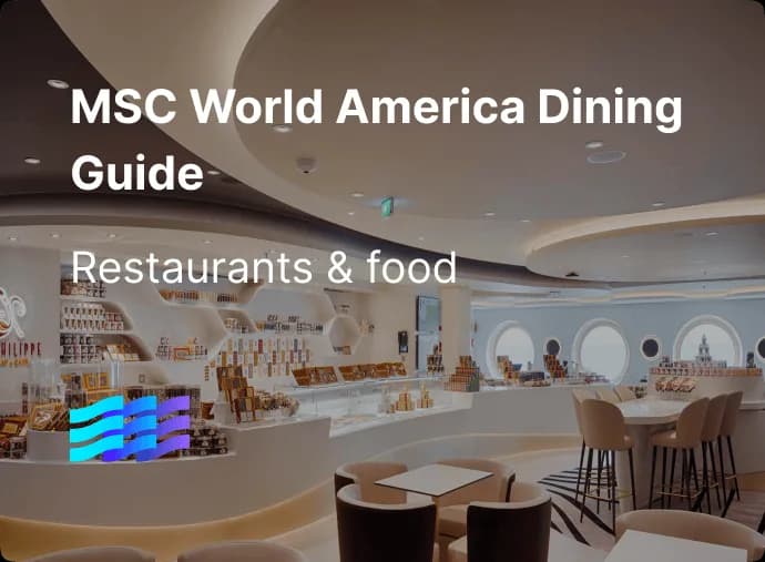 MSC World America Dining Guide: Restaurants & Food