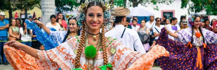Panoramic Puerto Limon & Folkloric Performance