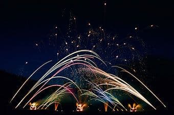 Fireworks At Butchart Gardens