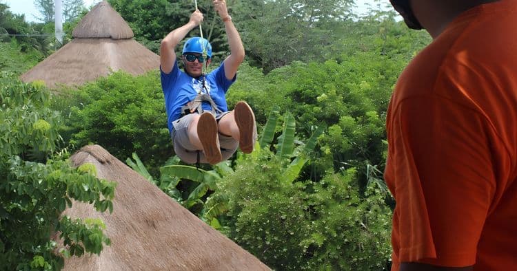 Thrill & Chill: Zip Line, Snorkeling & Beach