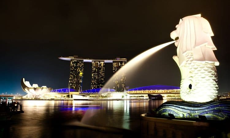 Singapore Night at a Glance
