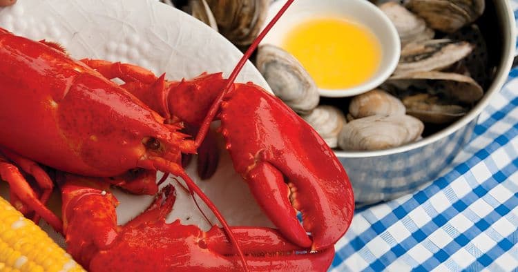 Lobster Bake on Peaks Island