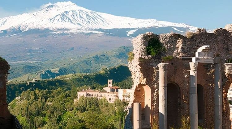 Mount Etna and Taormina