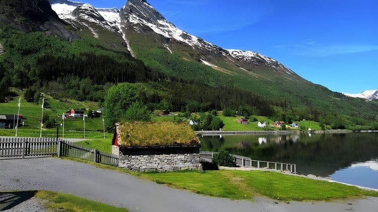 Scenic Lake Stryn