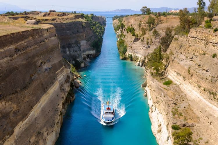 Corinth Canal, Dinner & Local Flavors