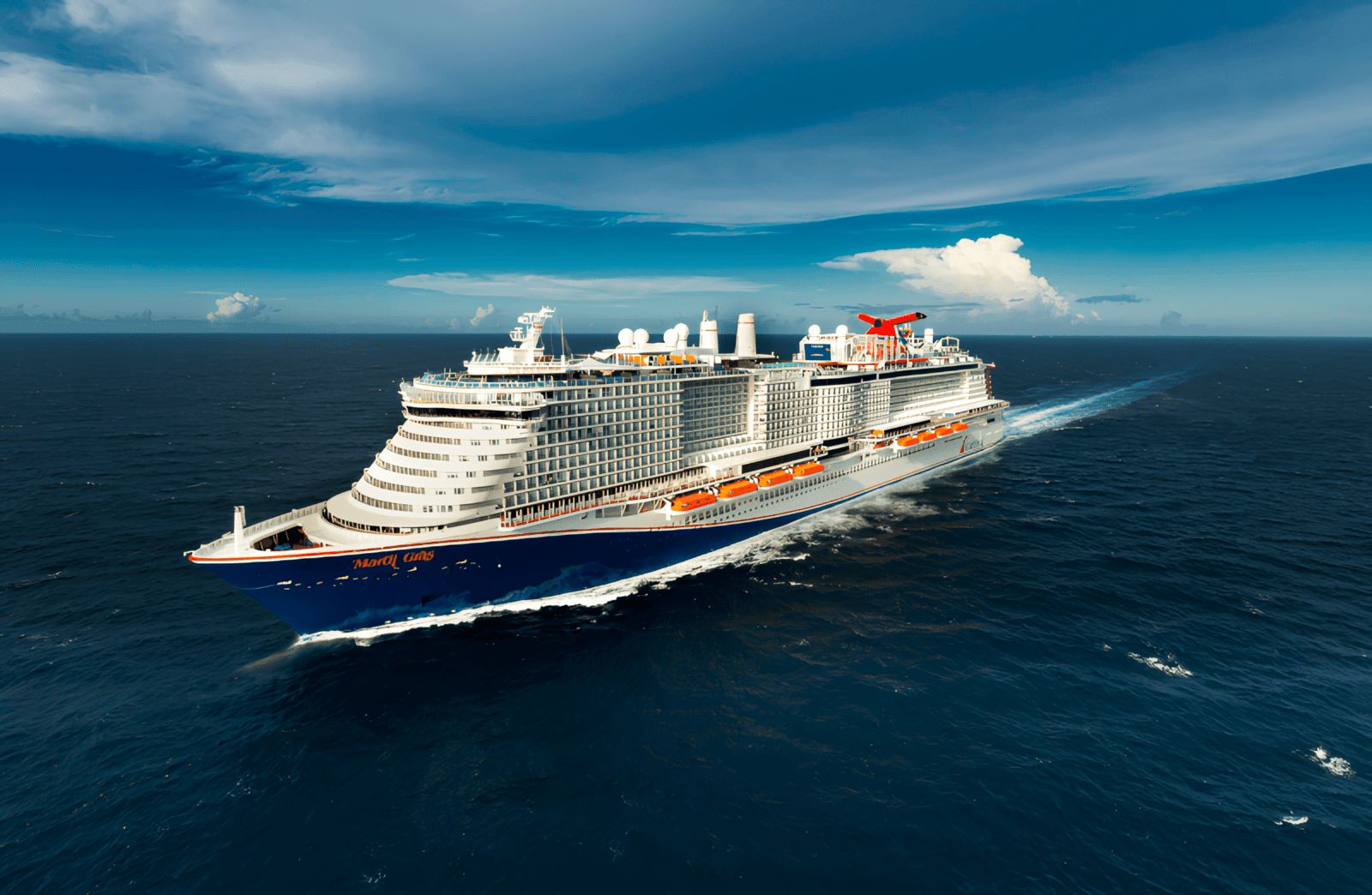 Mardi Gras cruise ship