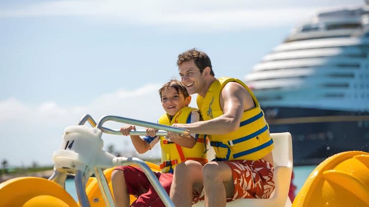 Aqua Trike at Castaway Cay