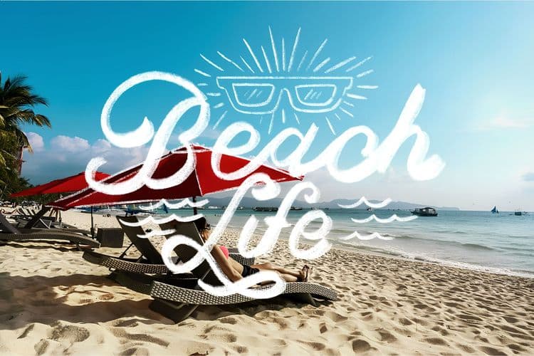 Sanguinaires Beach Life — Medio día en Le Palm