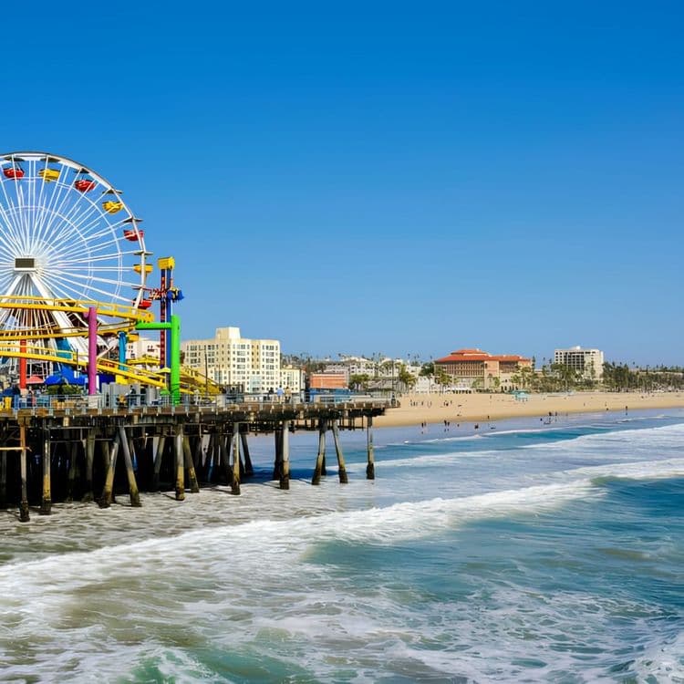 Beverly Hills & Californian coastline, Los Angeles