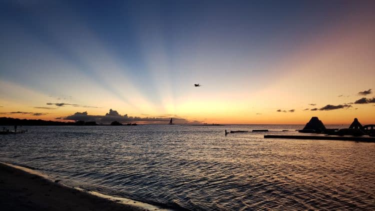 Island Hues on a Sunset Cruise