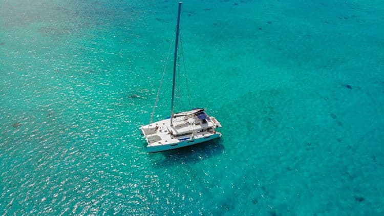 Aegean Blues and Catamaran Views