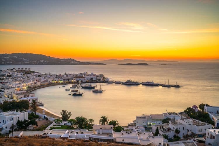 Mykonos Sunset & Nightlife