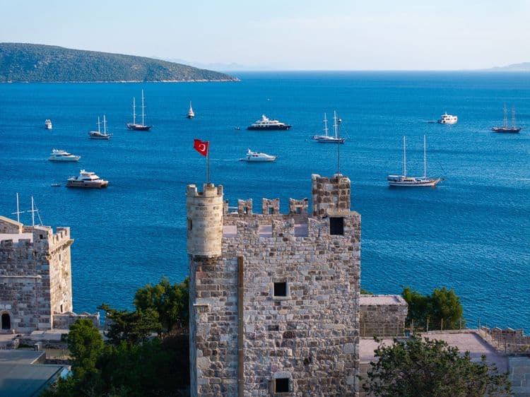 Culturas turcas y Castillo de Bodrum