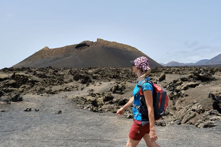 Trekking On Moonscape