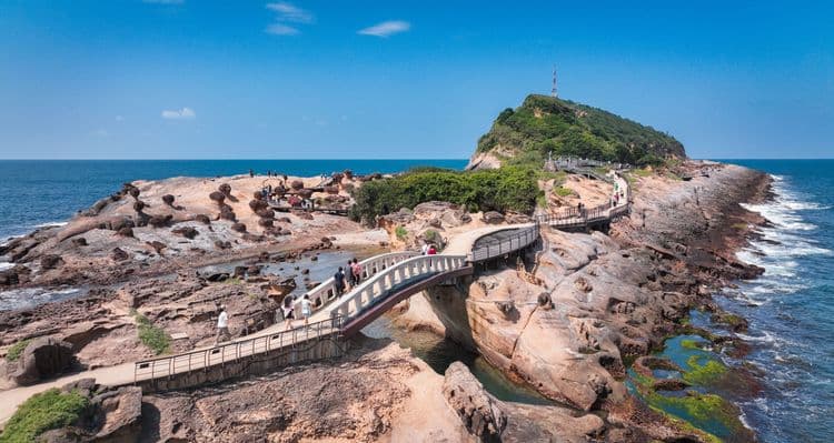 Lo más destacado de Keelung y las maravillas naturales del geoparque Yehliu