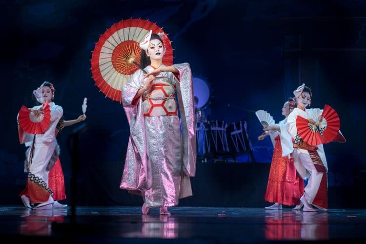 Performance de geisha avec dîner local
