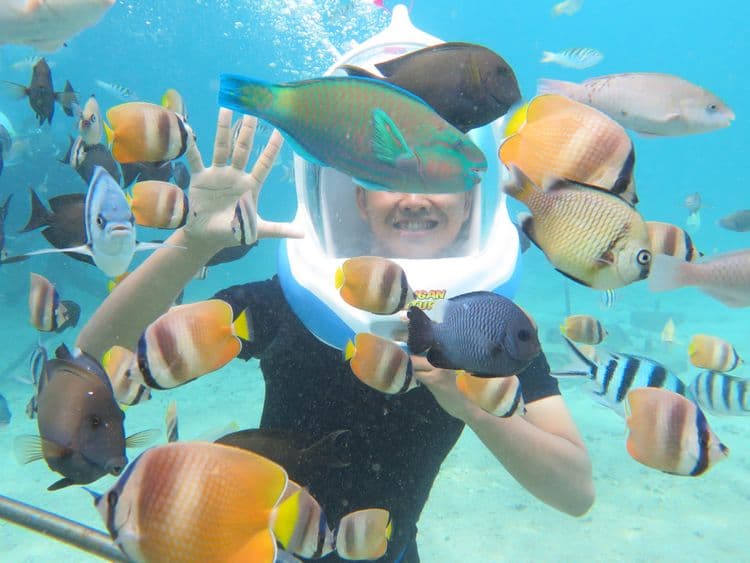 Casco de buceo Bora Bora Aqua Safari