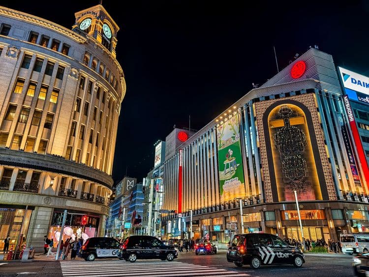 Tokyo ancien et moderne avec Ginza Shopping