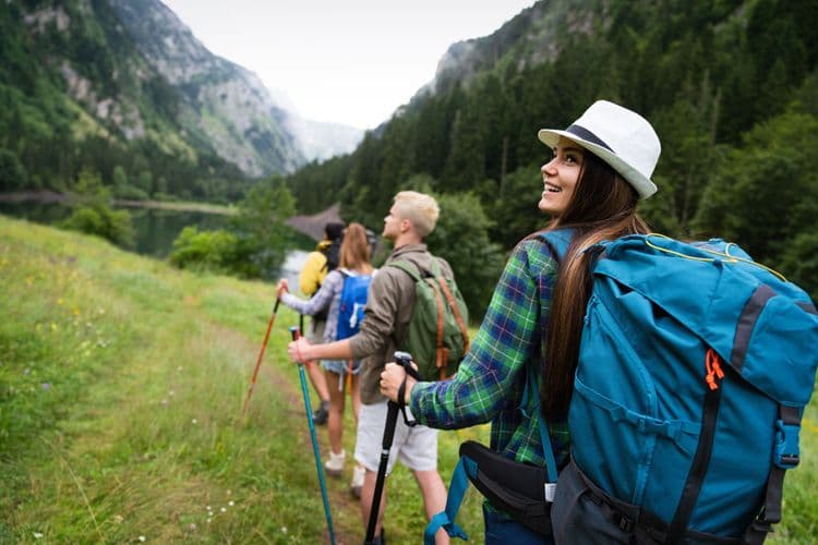 Hiking with Silversea Expedition Team
