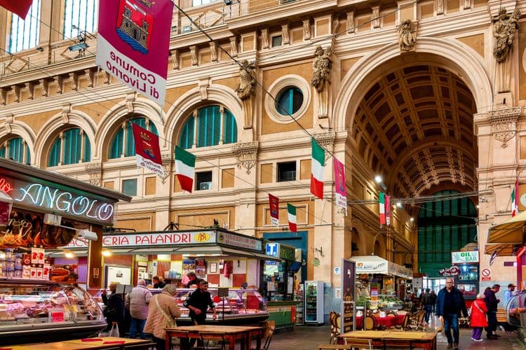 Visite du marché de Livourne avec dégustation