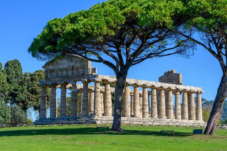 Archeological Site of Paestum & Buffalo Mozzarella Farm