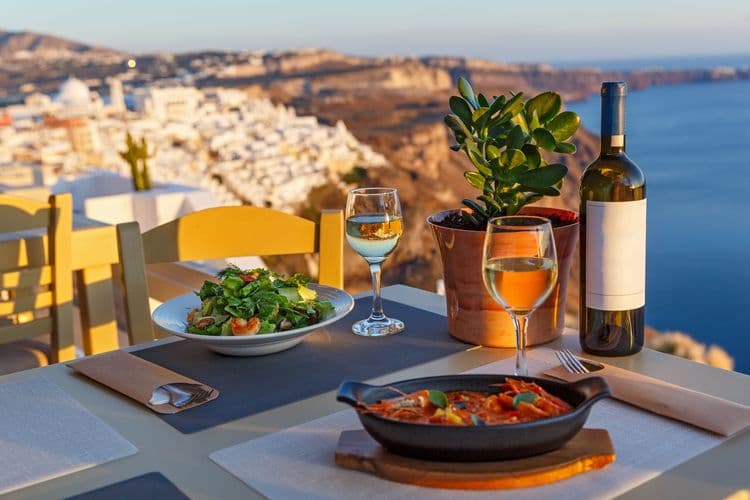 Oia & Anhydrous Viney Ard Tasting Lunch