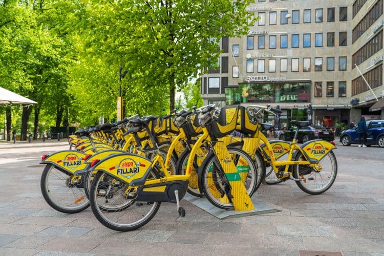 Helsinki en Bicicleta